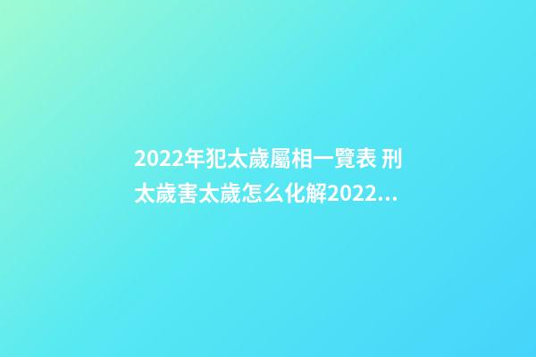 2022年犯太歲屬相一覽表 刑太歲害太歲怎么化解2022蛇,2022年化解太歲最簡單的方法-第1張-觀點-玄機派